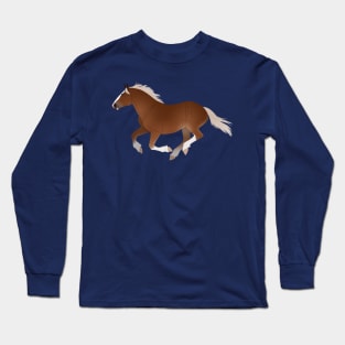 Belgian Draft Horse - Equine Rampaige Long Sleeve T-Shirt